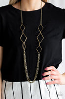 Paparazzi Fashion Fave - Necklace Brass Box 27