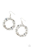 Paparazzi GLOWING in Circles - Earrings White Box 124