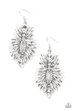Paparazzi Turn Up The Luxe - Earrings White LOP Exclusive Box 25