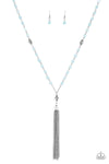 Paparazzi Tassel Takeover - Necklace Blue Box 96