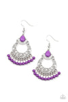 Paparazzi Colorful Colada - Earrings Purple Box 44