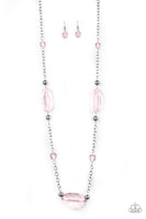 Paparazzi Crystal Charm - Necklace Pink Box 53
