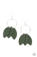 Paparazzi Leafy Laguna - Earrings Green Box 120
