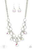 Paparazzi Show-Stopping Shimmer - Necklace Multi Iridescent Box 140