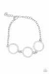 Paparazzi Dress The Part -  Bracelet White Box 117