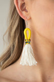 Paparazzi The Dustup - Earrings Yellow Box 115