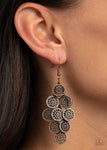 Paparazzi Blushing Blooms - Earrings Copper Box 64