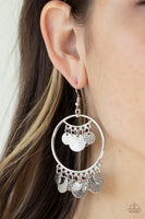 Paparazzi All-CHIME High - Earrings Silver Box 40