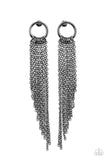 Paparazzi Divinely Dipping - Earrings Black Box 113