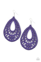 Paparazzi Zesty Zen - Earrings Purple Box 2