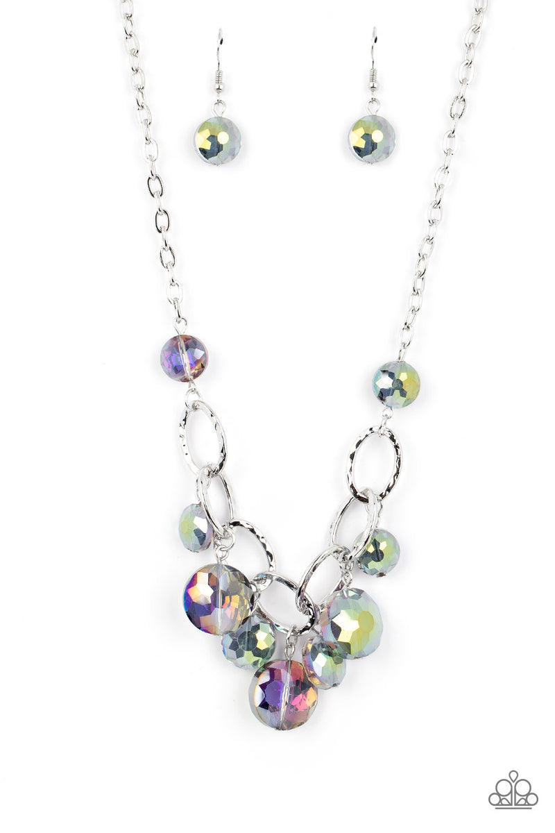 Paparazzi Rhinestone River - Necklace Multi Oil Spill Box 20 – Cynthia ...