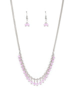 Paparazzi DEW a Double Take - Necklace Purple Box 101