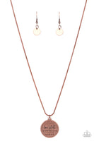 Paparazzi Be Still - Necklace Copper Box 121