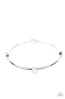 Paparazzi Gleam-Getter - Bracelet White Box 119