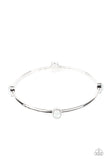 Paparazzi Gleam-Getter - Bracelet White Box 119