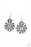 Paparazzi Whimsy Dreams - Earrings Green Box 60