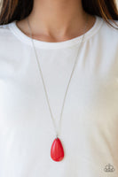 Paparazzi Stone River - Necklace Red Box 22