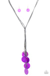 Paparazzi Tidal Tassels - Necklace Purple Box 72