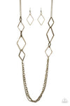 Paparazzi Fashion Fave - Necklace Brass Box 27