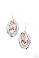 Paparazzi Ocean Floor Oracle - Earrings  Pink Fashion Fix Exclusive Box 25