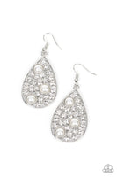 Paparazzi Bauble Burst - Earrings White Box 49