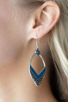 Paparazzi Indigenous Intentions - Earrings Blue Box 134