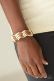 Paparazzi WEAVE High and Dry - Urban Bracelet Brown Box 52