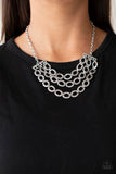 Paparazzi Repeat After Me - Necklace Silver Box 118