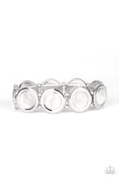 Paparazzi Muster Up The Luster - Bracelet White Box 36