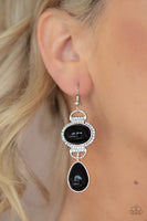 Paparazzi Icy Shimmer -  Earrings Black Box 53