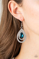 Paparazzi So The Story GLOWS - Earrings Blue Box 62