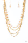 Paparazzi Extravagant Elegance - Necklace Gold Box 96