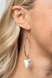 Paparazzi This Too SHELL Pass - Earrings Blue Green Box 116