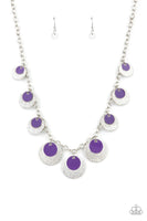 Paparazzi The Cosmos Are Calling - Necklace Purple Box 99