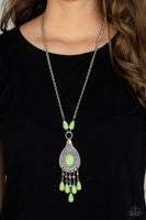 Paparazzi Cowgirl Couture - Necklace Green Box 113