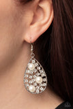 Paparazzi Bauble Burst - Earrings White Box 49