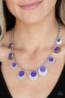 Paparazzi The Cosmos Are Calling - Necklace Purple Box 99