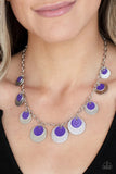 Paparazzi The Cosmos Are Calling - Necklace Purple Box 99