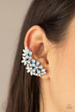 Paparazzi Garden Party Powerhouse - Earrings Ear Crawlers Blue Box 128