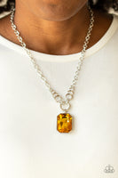 Paparazzi Queen Bling - Necklace Yellow Box 35