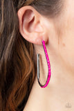 Paparazzi Beaded Bauble - Earrings Pink Box 141