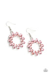 Paparazzi Champagne Bubbles - Earrings Pink Box 140