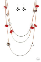 Paparazzi Alluring Luxe - Necklace Red Box 92
