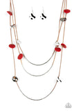 Paparazzi Alluring Luxe - Necklace Red Box 92