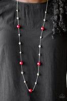 Paparazzi Eloquently Eloquent - Necklace Red Box 104