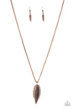 Paparazzi Feather Forager - Necklace Copper Box 29