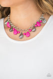 Paparazzi Terra Tranquility - Necklace Pink Stone Box 15