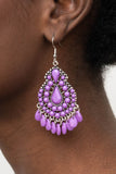 Paparazzi Persian Posh - Earrings Purple Box 111