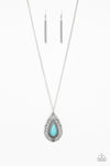 Paparazzi Sedona Solstice - Necklace Blue Stone Box 123