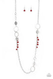Paparazzi Unapologetic Flirt - Necklace Red Box 87